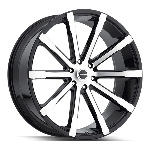 24x10 strada osso gloss black - osso,